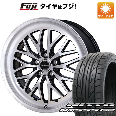 【パンク保証付き】【新品国産5穴114.3車】 夏タイヤ ホイール４本セット 215/40R18 ニットー NT555 G2 モンツァ ジェクシス GM210 18インチ :fuji 1129 148674 23603 23603:フジコーポレーション