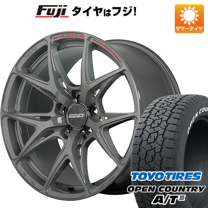 【新品国産5穴114.3車】 夏タイヤ ホイール４本セット 235/60R18 トーヨー オープンカントリー A/T III RWL/RBL レイズ VERSUS VV21S (G8J) 18インチ :fuji 27064 152745 42842 42842:フジコーポレーション