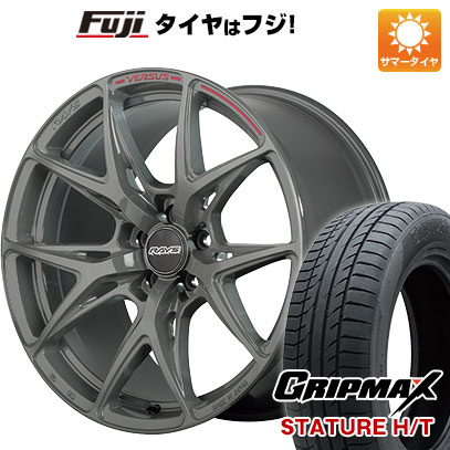 【新品国産5穴114.3車】 夏タイヤ ホイール４本セット 225/55R18 グリップマックス スタチャー H/T BSW（限定） レイズ VERSUS VV21S (G8J) 18インチ :fuji 1321 152745 38591 38591:フジコーポレーション