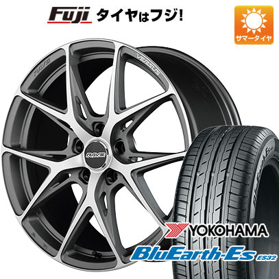 【新品国産5穴114.3車】 夏タイヤ ホイール4本セット 225/35R19 ヨコハマ ブルーアース ES32 レイズ VERSUS クラフトコレクション VV21S 19インチ :fuji 878 147174 35460 35460:フジコーポレーション