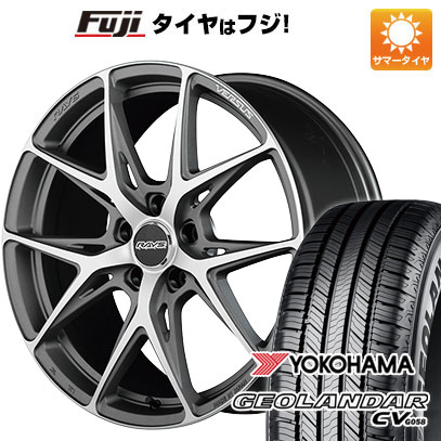 【新品国産5穴114.3車】 夏タイヤ ホイール4本セット 235/55R19 ヨコハマ ジオランダー CV G058 レイズ VERSUS クラフトコレクション VV21S 19インチ : fuji 1121 147181 31612 31612 : フジコーポレーション