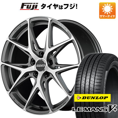 【新品国産5穴114.3車】 夏タイヤ ホイール4本セット 245/40R19 ダンロップ ルマン V+(ファイブプラス) レイズ VERSUS クラフトコレクション VV21S 19インチ : fuji 1122 147174 40708 40708 : フジコーポレーション