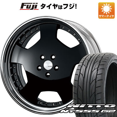 【パンク保証付き】【新品国産5穴114.3車】 夏タイヤ ホイール4本セット 225/45R19 ニットー NT555 G2 ワーク ランベック LDZ 19インチ :fuji 879 153246 23599 23599:フジコーポレーション