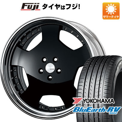 【パンク保証付き】【新品国産5穴114.3車】 夏タイヤ ホイール4本セット 245/45R19 ヨコハマ ブルーアース RV 03 ワーク ランベック LDZ 19インチ :fuji 1141 153247 36866 36866:フジコーポレーション