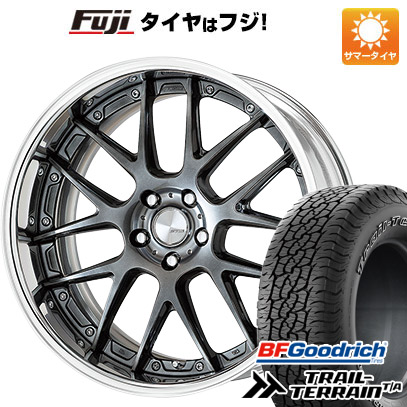 【新品国産5穴114.3車】 夏タイヤ ホイール４本セット 225/60R18 BFグッドリッチ トレールテレーンT/A ORBL ワーク ランベック LM7 18インチ : fuji 1341 141380 36811 36811 : フジコーポレーション