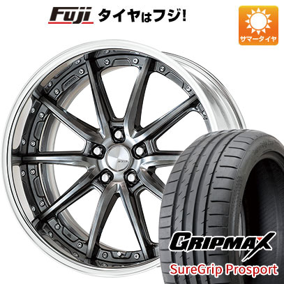 グリップマックス 新品国産車用 5穴114.3車 夏タイヤ ホイール4本 