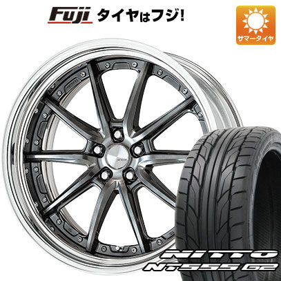 【パンク保証付】【新品国産車用 5穴114.3車】 夏タイヤ ホイール4本セット 245/35R21 ニットー NT555 G2 ワーク ランベック LS10 21インチ