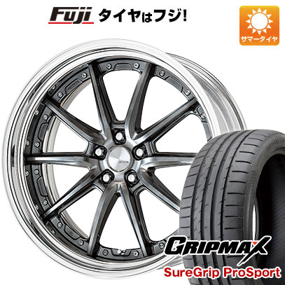 【新品国産5穴114.3車】 夏タイヤ ホイール4本セット 245/35R21 グリップマックス シュアグリップ PRO SPORTS BSW（限定） ワーク ランベック LS10 21インチ : fuji 2462 140934 38319 38319 : フジコーポレーション