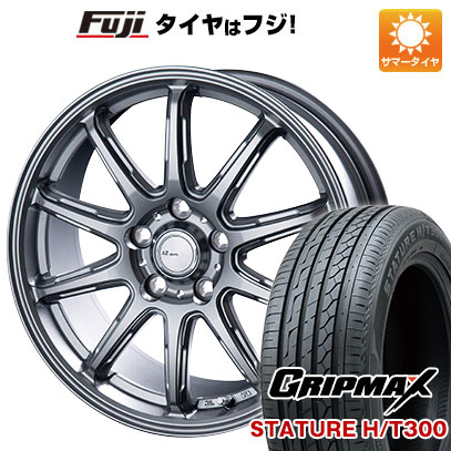 【新品国産5穴114.3車】 夏タイヤ ホイール４本セット 225/65R17 グリップマックス スタチャー H/T300 BSW（限定） インターミラノ AZ SPORTS RC 10 17インチ :fuji 2182 151672 40203 40203:フジコーポレーション