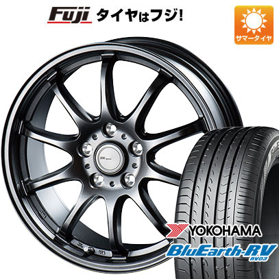 【パンク保証付き】【新品国産5穴114.3車】 夏タイヤ ホイール4本セット 215/60R16 ヨコハマ ブルーアース RV-03 ビッグウエイ BWスポーツ ZT10 16インチ｜fujicorporation