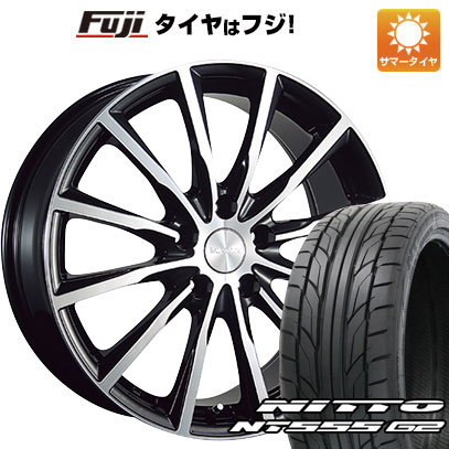 【パンク保証付き】【新品国産5穴114.3車】 夏タイヤ ホイール４本セット 225/45R18 ニットー NT555 G2 ブリヂストン バルミナ A12 18インチ :fuji 1261 146720 23608 23608:フジコーポレーション