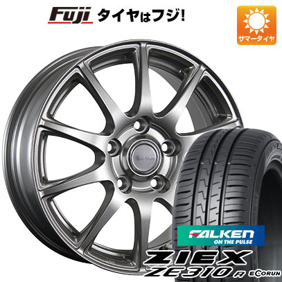 ZIEX 【新品国産車用 5穴114.3車】 夏タイヤ ホイール4本セット 205 