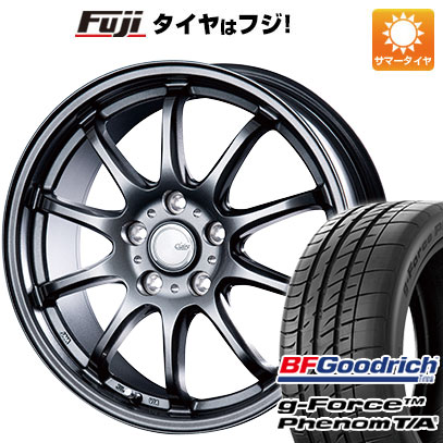 【新品国産5穴114.3車】 夏タイヤ ホイール４本セット 205/50R17 BFグッドリッチ(フジ専売) g-FORCE フェノム T/A インターミラノ クレール ZT10 17インチ