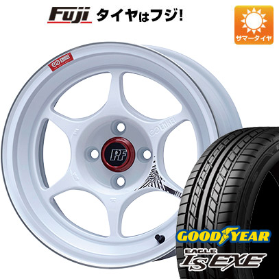 【新品国産5穴114.3車】 夏タイヤ ホイール４本セット 215/50R17 グッドイヤー イーグル エルエス エグゼ(限定) エンケイ PF06 マシニングホワイト 17インチ :fuji 1842 152477 31589 31589:フジコーポレーション