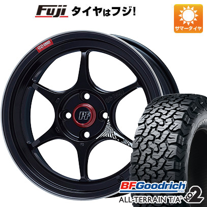 【新品国産5穴114.3車】 夏タイヤ ホイール４本セット 225/65R17 BFグッドリッチ オールテレーンT/A KO2 RBL エンケイ PF06 マシニングブラック 17インチ :fuji 2182 152478 23750 23750:フジコーポレーション