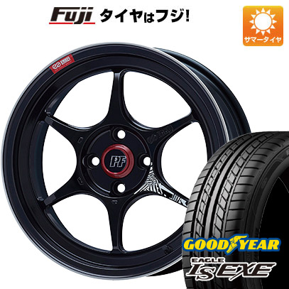 【新品国産5穴114.3車】 夏タイヤ ホイール４本セット 215/50R17 グッドイヤー イーグル エルエス エグゼ(限定) エンケイ PF06 マシニングブラック 17インチ :fuji 1842 152476 31589 31589:フジコーポレーション