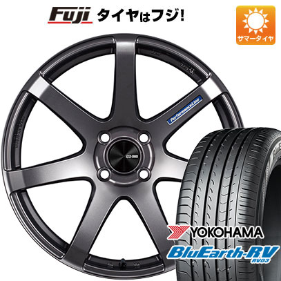 クーポン配布中 【パンク保証付き】【新品国産5穴114.3車】 夏タイヤ ホイール４本セット 225/55R17 ヨコハマ ブルーアース RV 03 エンケイ PF07 17インチ :fuji 1861 151121 36877 36877:フジコーポレーション