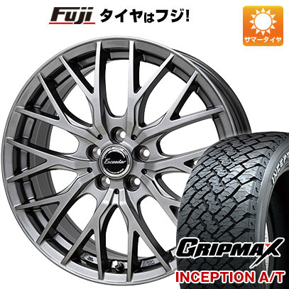 【新品国産5穴114.3車】 夏タイヤ ホイール4本セット 215/65R16 グリップマックス インセプション A/T RWL(限定) ホットスタッフ エクシーダー E05II 16インチ :fuji 1310 150640 37272 37272:フジコーポレーション