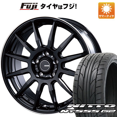 【パンク保証付き】【新品】フリード 5穴/114 夏タイヤ ホイール４本セット 205/45R17 ニットー NT555 G2 インターミラノ インフィニティ F12 17インチ :fuji 1670 148405 28807 28807:フジコーポレーション