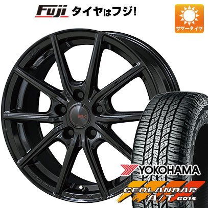 クーポン配布中 【新品国産5穴114.3車】 夏タイヤ ホイール４本セット 225/60R17 ヨコハマ ジオランダー A/T G015 OWL/RBL 共豊 ザインEK 17インチ :fuji 1845 152007 34892 34892:フジコーポレーション