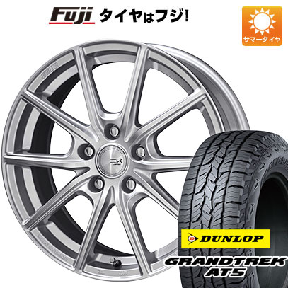 クーポン配布中 【新品国産5穴114.3車】 夏タイヤ ホイール4本セット 215/65R16 ダンロップ グラントレック AT5 共豊 ザインEK 16インチ :fuji 1310 152400 32865 32865:フジコーポレーション