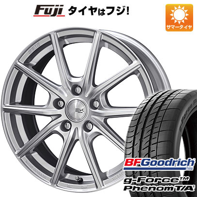 クーポン配布中 【新品国産5穴114.3車】 夏タイヤ ホイール４本セット 215/55R17 BFグッドリッチ(フジ専売) g FORCE フェノム T/A 共豊 ザインEK 17インチ :fuji 1841 152006 41275 41275:フジコーポレーション