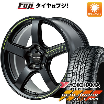 クーポン配布中 【新品国産5穴114.3車】 夏タイヤ ホイール４本セット 215/60R17 ヨコハマ ジオランダー A/T G015 RBL MID RMP レーシング R50 TYPES 17インチ :fuji 1843 153291 23762 23762:フジコーポレーション