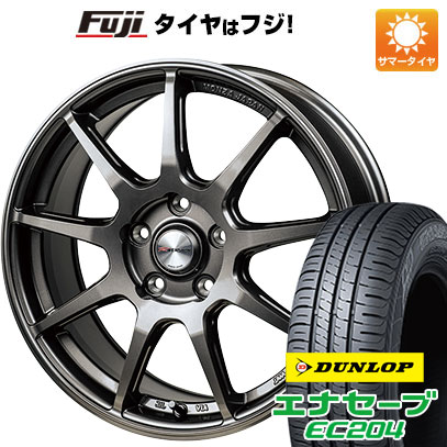 【新品国産5穴114.3車】 夏タイヤ ホイール４本セット 215/55R17 ダンロップ エナセーブ EC204 モンツァ Rバージョン FS99 17インチ｜fujicorporation