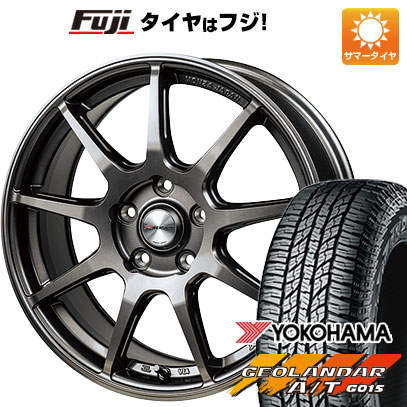 クーポン配布中 【新品国産5穴114.3車】 夏タイヤ ホイール４本セット 225/50R18 ヨコハマ ジオランダー A/T G015 RBL モンツァ Rバージョン FS99 18インチ :fuji 1301 153836 35333 35333:フジコーポレーション