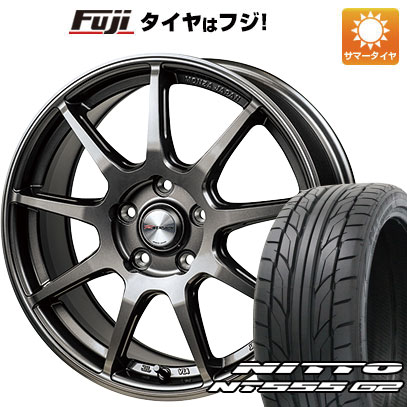 【パンク保証付き】【新品国産5穴114.3車】 夏タイヤ ホイール４本セット 225/40R18 ニットー NT555 G2 モンツァ Rバージョン FS99 18インチ :fuji 1131 153837 23604 23604:フジコーポレーション