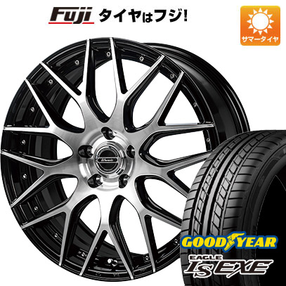 【新品国産5穴114.3車】 夏タイヤ ホイール４本セット 215/50R17 グッドイヤー イーグル エルエス エグゼ(限定) モンツァ ワーウィック MX 09 17インチ :fuji 1842 153839 31589 31589:フジコーポレーション