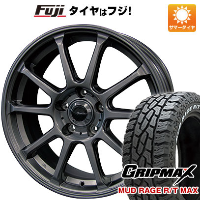 【新品国産5穴114.3車】 夏タイヤ ホイール４本セット 195/65R15 グリップマックス マッドレイジR/T MAX RWL(限定) テクノピア カリテス S316 15インチ｜fujicorporation