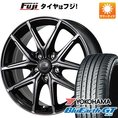 【新品国産5穴114.3車】 夏タイヤ ホイール4本セット 195/55R16 ヨコハマ ブルーアース GT AE51 トピー セレブロ FT05 16インチ｜fujicorporation