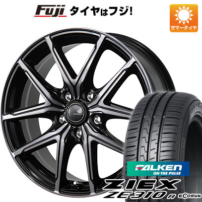 【新品国産4穴100車】 夏タイヤ ホイール4本セット 195/50R16 ファルケン ジークス ZE310R エコラン(限定) トピー セレブロ FT05 16インチ｜fujicorporation