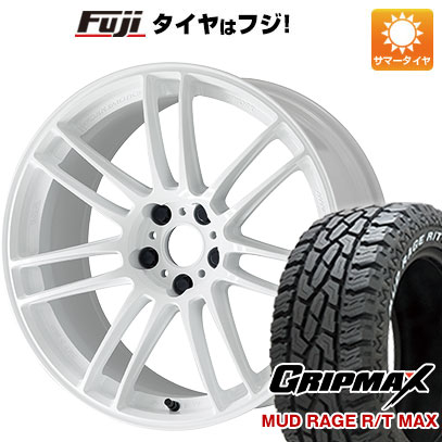 【新品国産5穴114.3車】 夏タイヤ ホイール４本セット 215/60R17 グリップマックス マッドレイジR/T MAX RWL(限定) ワーク エモーション ZR7 17インチ :fuji 1843 153592 33240 33240:フジコーポレーション