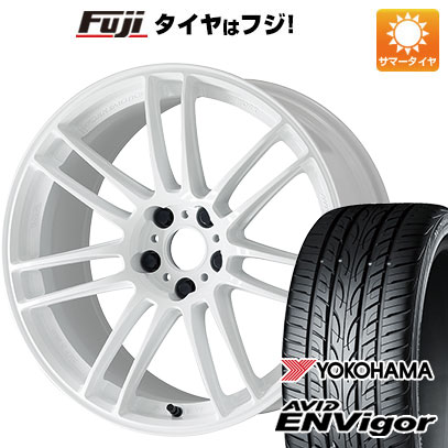 クーポン配布中 【新品国産5穴114.3車】 夏タイヤ ホイール４本セット 215/45R18 ヨコハマ エイビッド エンビガーS321 ワーク エモーション ZR7 18インチ :fuji 1130 153597 33745 33745:フジコーポレーション