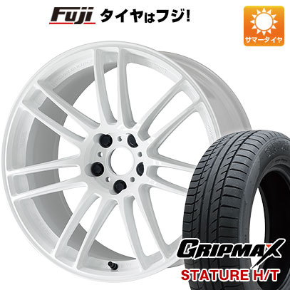 【新品国産5穴114.3車】 夏タイヤ ホイール４本セット 235/50R18 グリップマックス スタチャー H/T BSW（限定） ワーク エモーション ZR7 18インチ :fuji 454 153597 38592 38592:フジコーポレーション