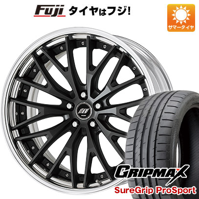 【新品国産5穴114.3車】 夏タイヤ ホイール4本セット 245/40R19 グリップマックス シュアグリップ PRO SPORTS BSW（限定） ワーク ジースト STX 19インチ :fuji 1122 153585 38316 38316:フジコーポレーション