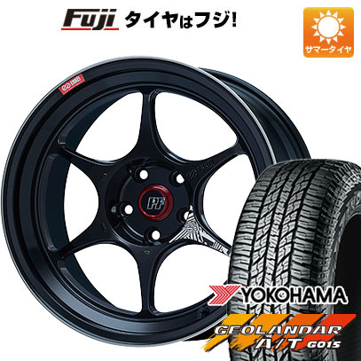 【新品国産5穴114.3車】 夏タイヤ ホイール４本セット 225/60R18 ヨコハマ ジオランダー A/T G015 RBL エンケイ PF06 マシニングブラック 18インチ :fuji 1341 151075 31742 31742:フジコーポレーション