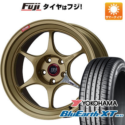 【新品国産5穴114.3車】 夏タイヤ ホイール4本セット 235/55R19 ヨコハマ ブルーアース XT AE61 エンケイ PF06 ゴールド 19インチ : fuji 1121 152496 34780 34780 : フジコーポレーション