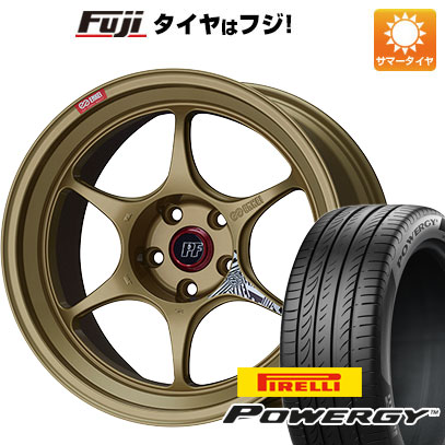 クーポン配布中 【新品国産5穴114.3車】 夏タイヤ ホイール4本セット 225/55R19 ピレリ パワジー エンケイ PF06 ゴールド 19インチ :fuji 2581 152496 41420 41420:フジコーポレーション