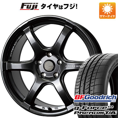 【新品国産5穴100車】 夏タイヤ ホイール４本セット 205/50R17 BFG(フジ専売) g FORCE フェノム T/A ホットスタッフ クロススピード HYPER EDITION RS6 17インチ :fuji 1671 150490 41270 41270:フジコーポレーション