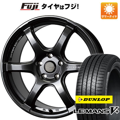 【新品国産5穴114.3車】 夏タイヤ ホイール４本セット 225/45R18 ダンロップ ルマン V+(ファイブプラス) クロススピード ハイパーエディションRS6 18インチ :fuji 1261 150491 40693 40693:フジコーポレーション