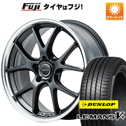 【新品国産5穴114.3車】 夏タイヤ ホイール４本セット 225/45R18 ダンロップ ルマン V+(ファイブプラス) MID ヴァーテックワン エグゼ5 Vセレクション 18インチ :fuji 1261 153307 40693 40693:フジコーポレーション