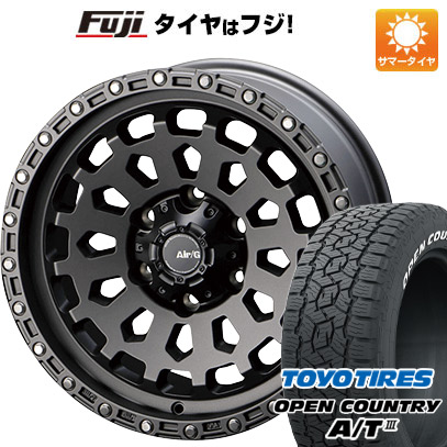 【新品国産6穴139.7車】 夏タイヤ ホイール4本セット 265/70R17 トーヨー オープンカントリー A/T III RWL/RBL 4x4 エアージー ヴァルカン 17インチ :fuji 11822 152102 42856 42856:フジコーポレーション