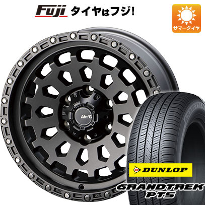 GRANDTREK - 新品国産車用 6穴139.7車 夏タイア 車輪4本仕掛ける 265/70R17 ダンロップ グラントレック PT5 フォーバイフォーエンジニア エアージー ヴァルカン 17in タイヤ、ホイール-車、バイク、自転車