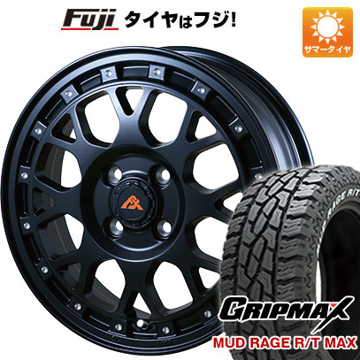 新品 ハスラー デリカミニ(4WD) サマータイヤ ホイール4本セット 165/60R15 グリップマックス マッドレイジR/T MAX RWL(限定) フェニーチェ クロスXC8 15インチ :fuji 21761 152550 32787 32787:フジコーポレーション