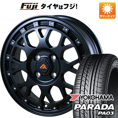 【新品 軽自動車】 サマータイヤ ホイール4本セット 165/55R14 ヨコハマ PARADA PA03 ブラックレター アルジェノン フェニーチェ クロスXC8 14インチ :fuji 21721 152549 31695 31695:フジコーポレーション