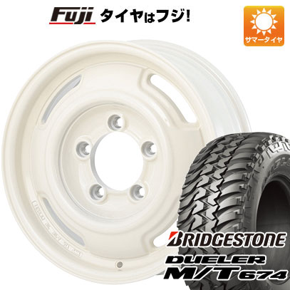 【新品】ジムニーシエラ 夏タイヤ ホイール４本セット 30X9.5R15 ブリヂストン デューラー M/T674 アピオ ワイルドボア SR+ 6J 6.00-15｜fujicorporation