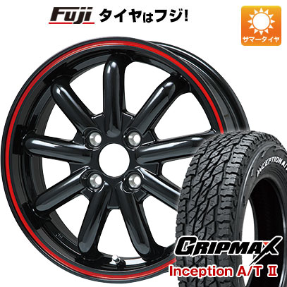 グリップマックス - 【新品 軽自動車】軽虎 夏タイア 車輪4本仕掛ける 145R12C 80/78N インセプション A/TII RWL(押さえる) 見ず知らずKST-9改 12in 車、バイク、自転車-自動車